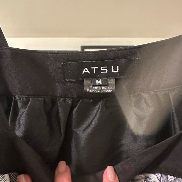 ATSU Floral Maxi Dress in Blue and Green - Picture 4 of 7